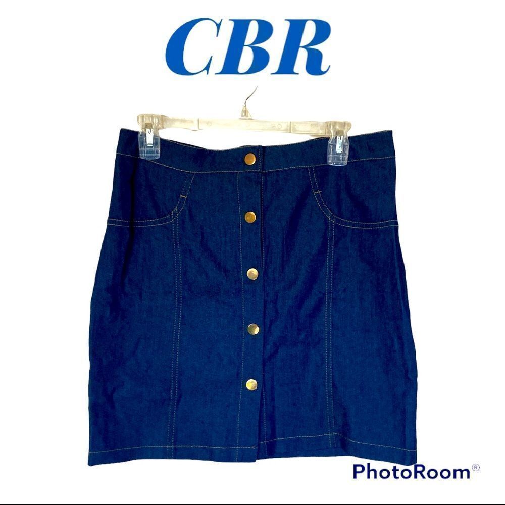 ❤️CBR Blue Denim Mini Skirt